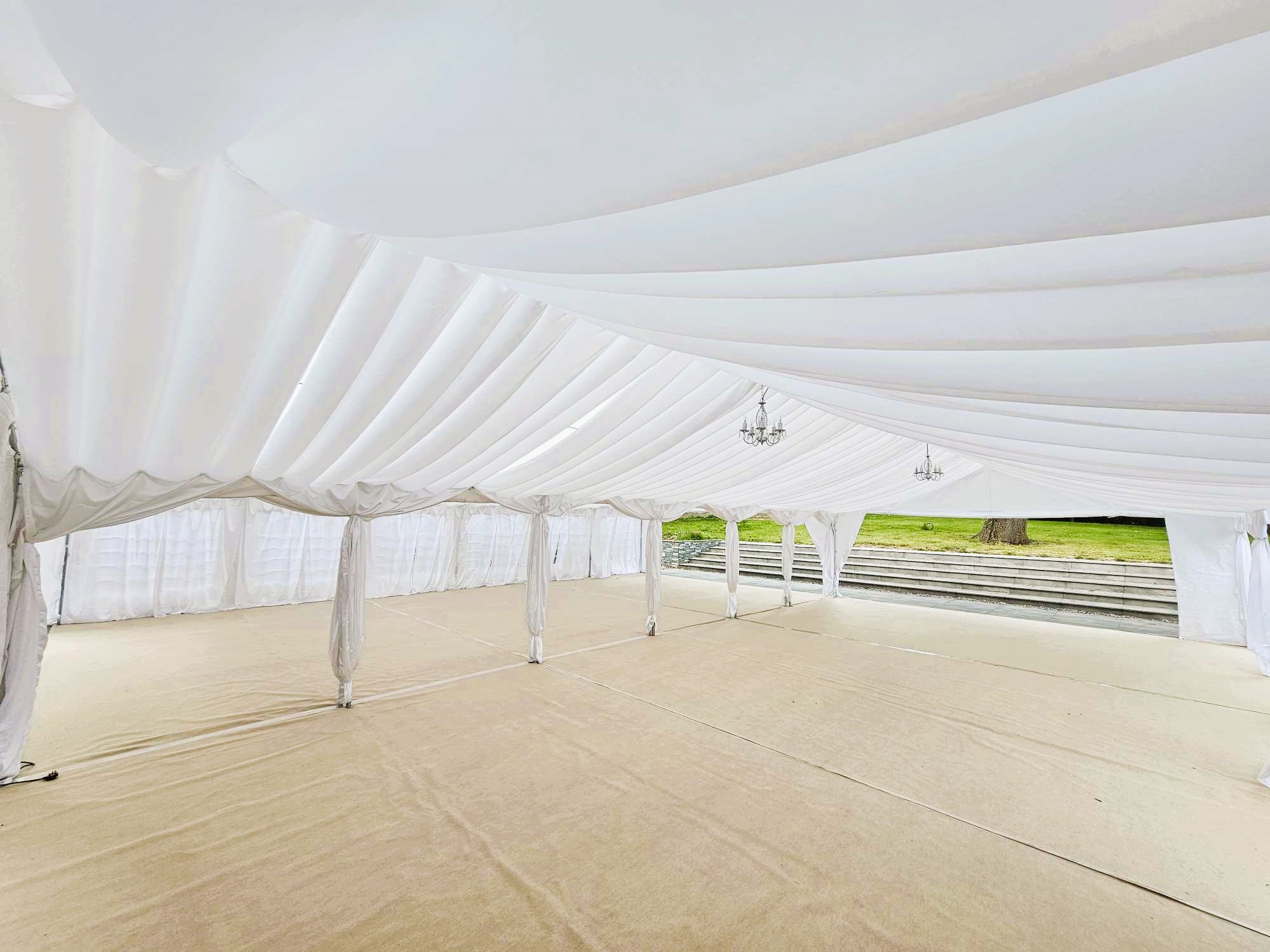 12 x 12m Elegant & Stylish White Marquee