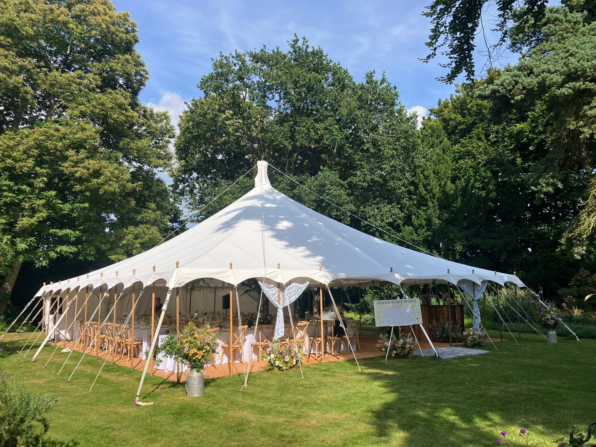 12m x 12m Oxford Classic Poled Marquee
