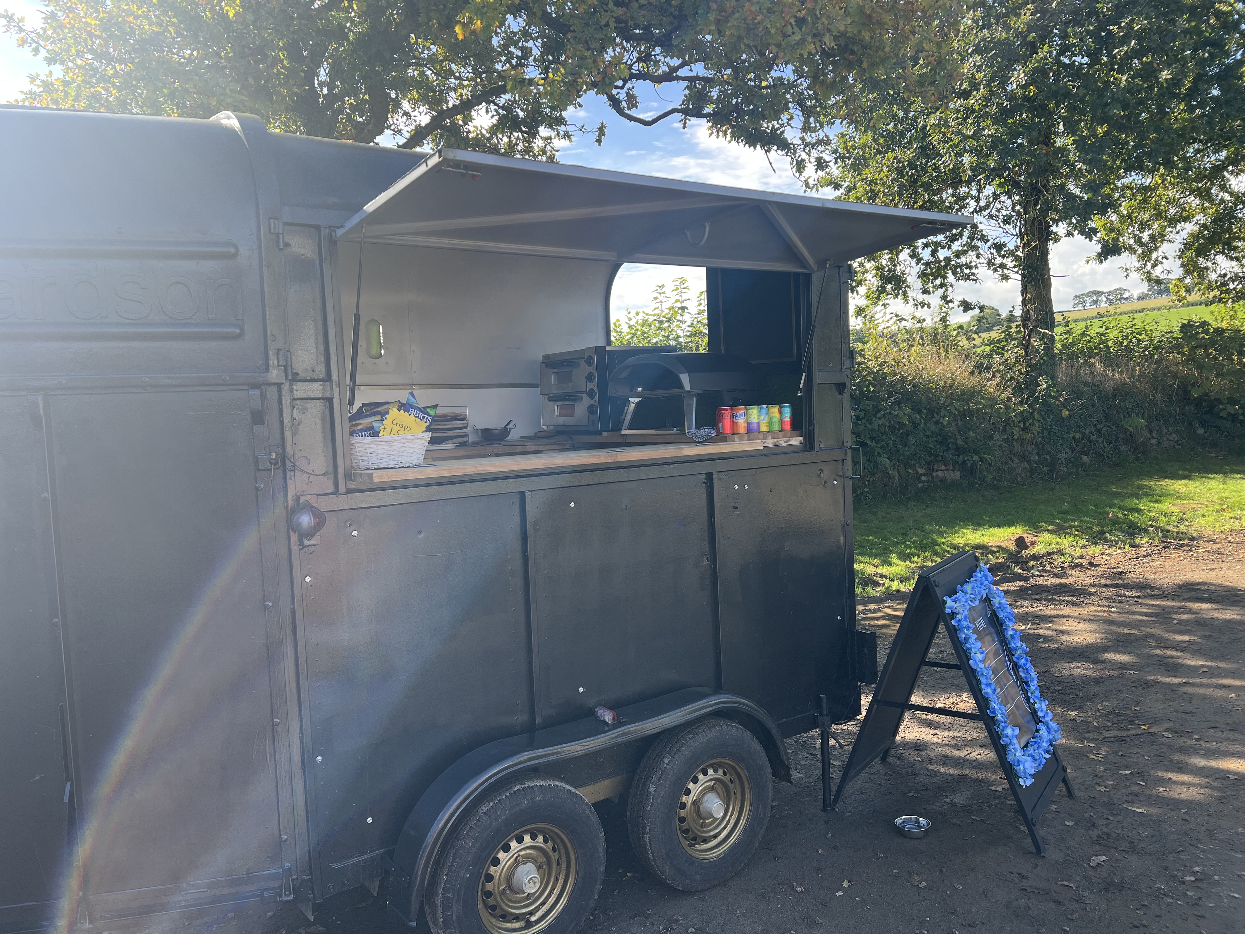 Fresh Pizzas Served from Stylish Horsebox