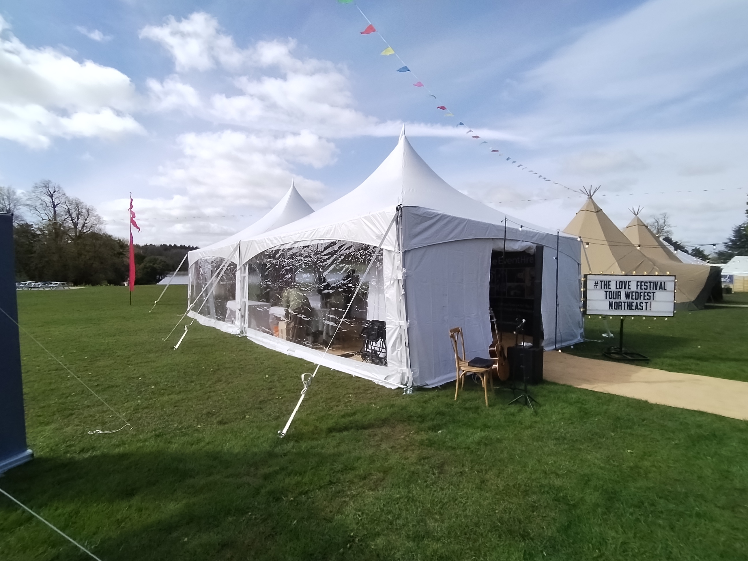 6m x 12m Stylish Pagoda Marquee