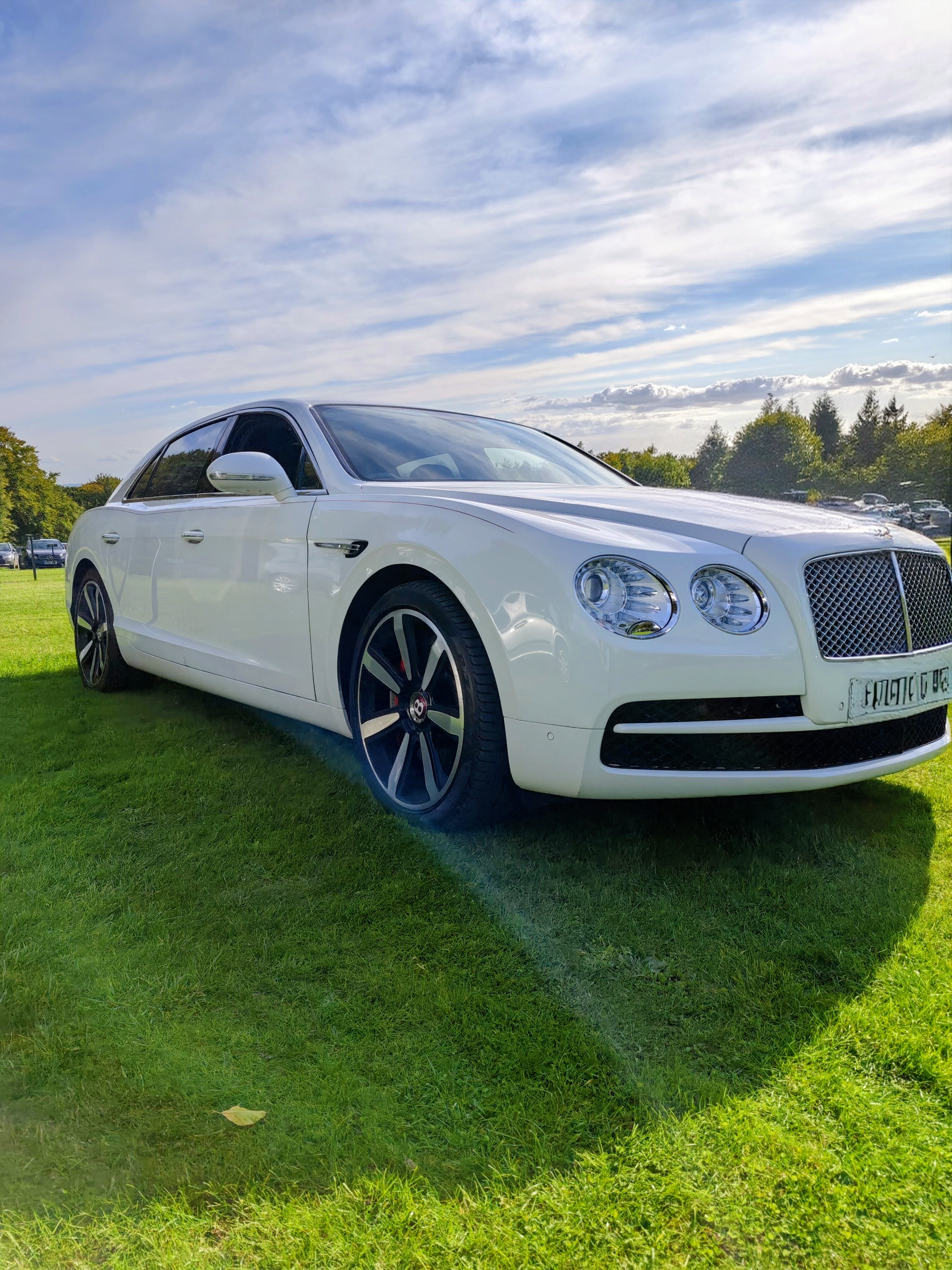 White Bentley Flying Spur Ultimate Luxury