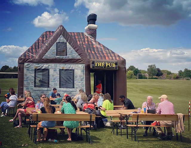 Inflatable Pub with Bar & More