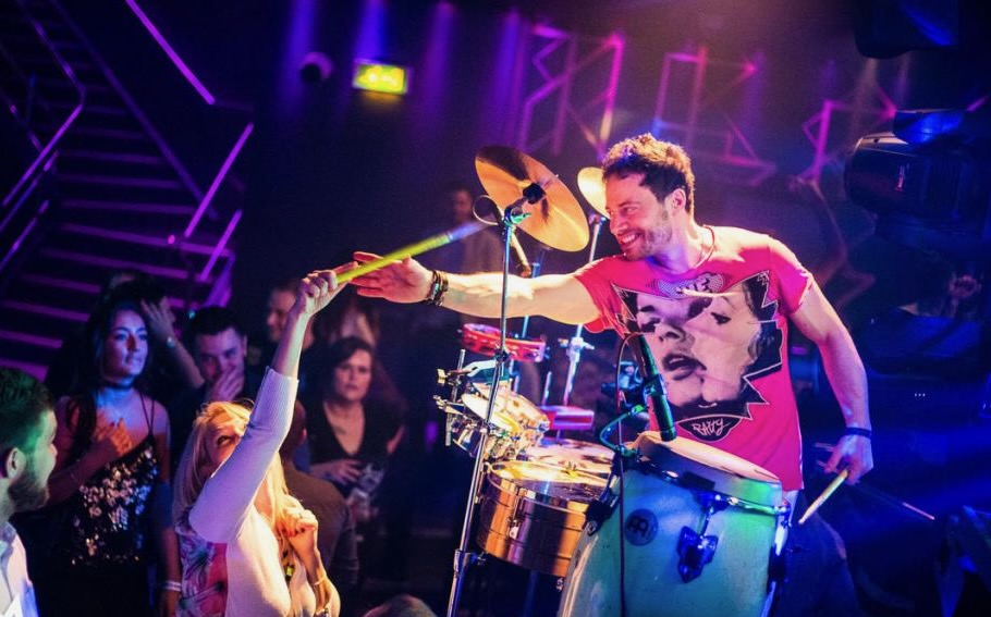 Highly Energetic Ibiza-Styled DJ & Percussion Performance by Assaf