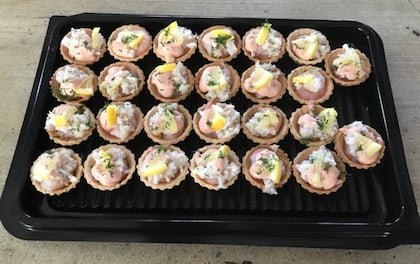 Delicately Handmade Canapés with Delicious Fillings