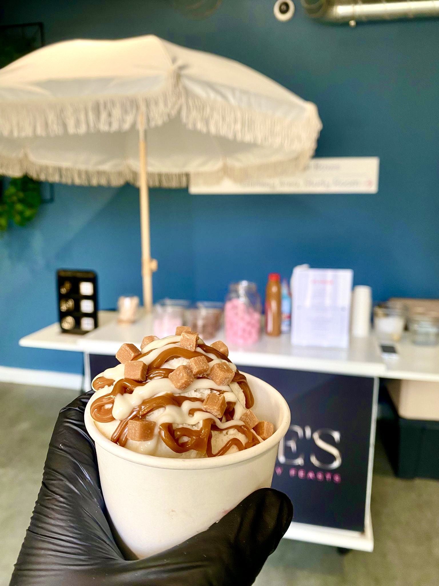 Deliciously Creamy Soft Scoop Ice Cream Station