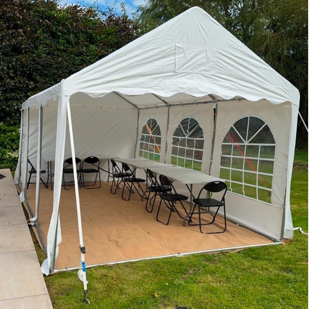 4m x 8m Marquee with Sides