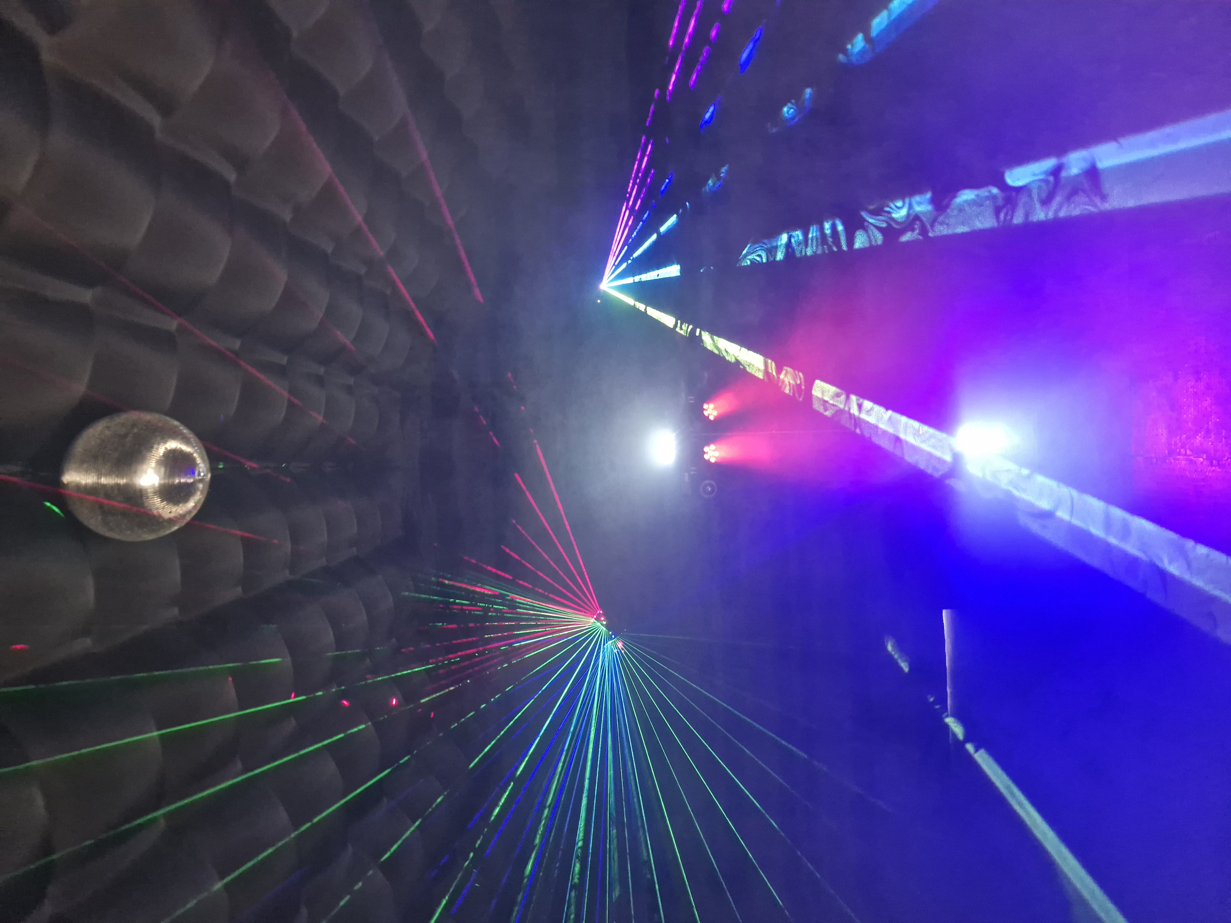 Inflatable Nightclub Rave Cave 6m x 6m