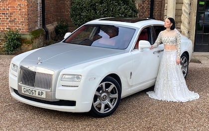 Rolls Royce Ghost with Lipstick Red Leather