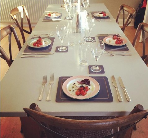 3 Courses Served With An Aperol Spritz