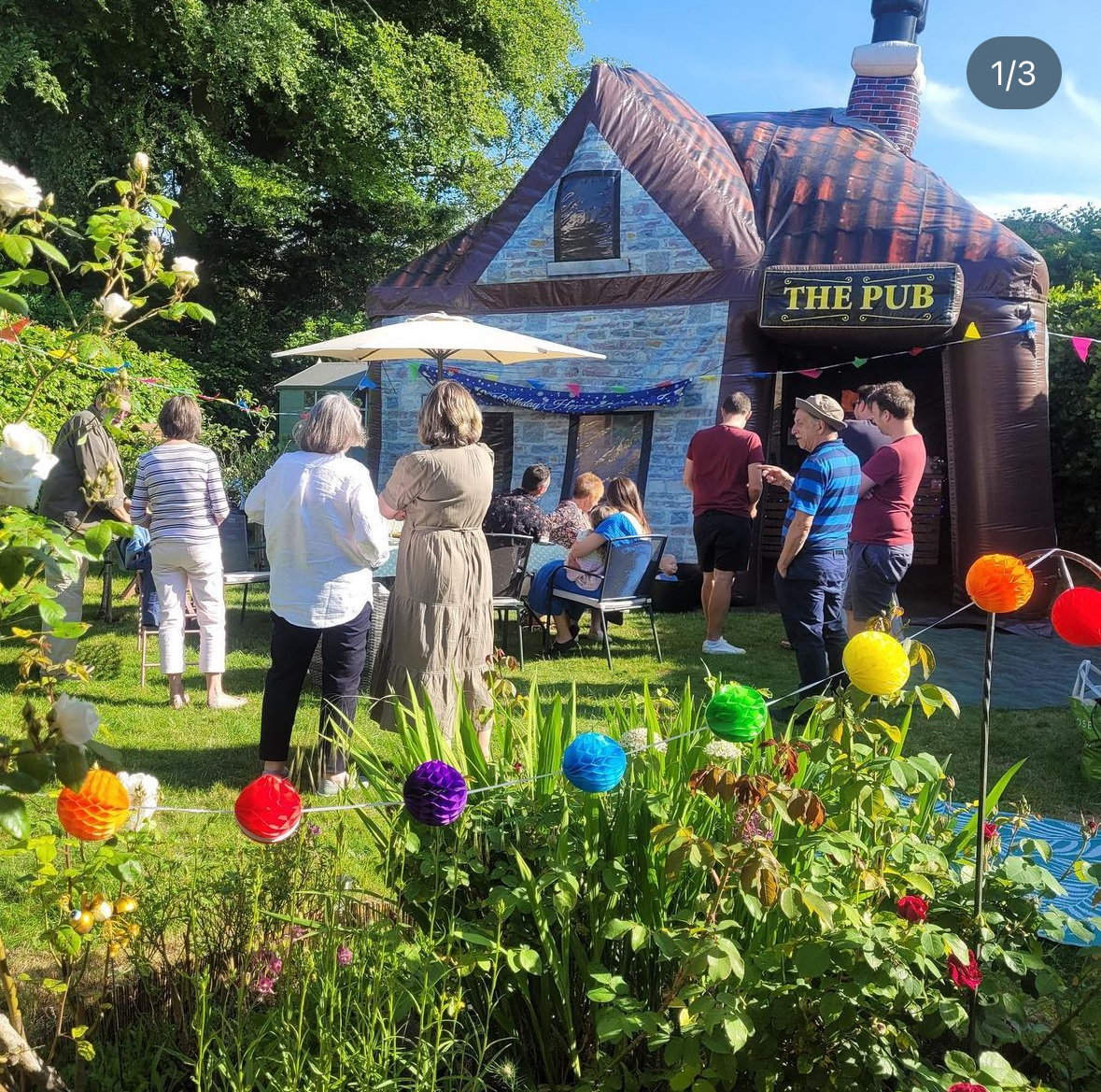 Inflatable Pub with Bar & More