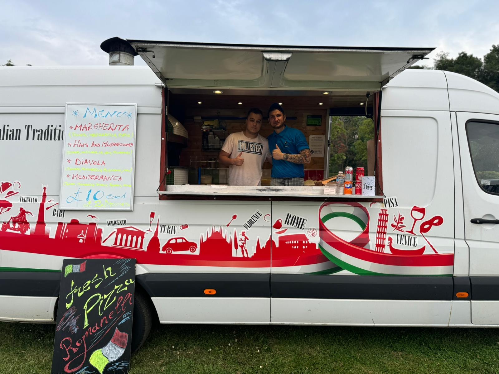 Traditional Italian Pizza Van