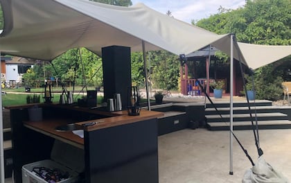 Give Your Event a Summerly Touch with 6.5m x 6.5m Stretch Tent
