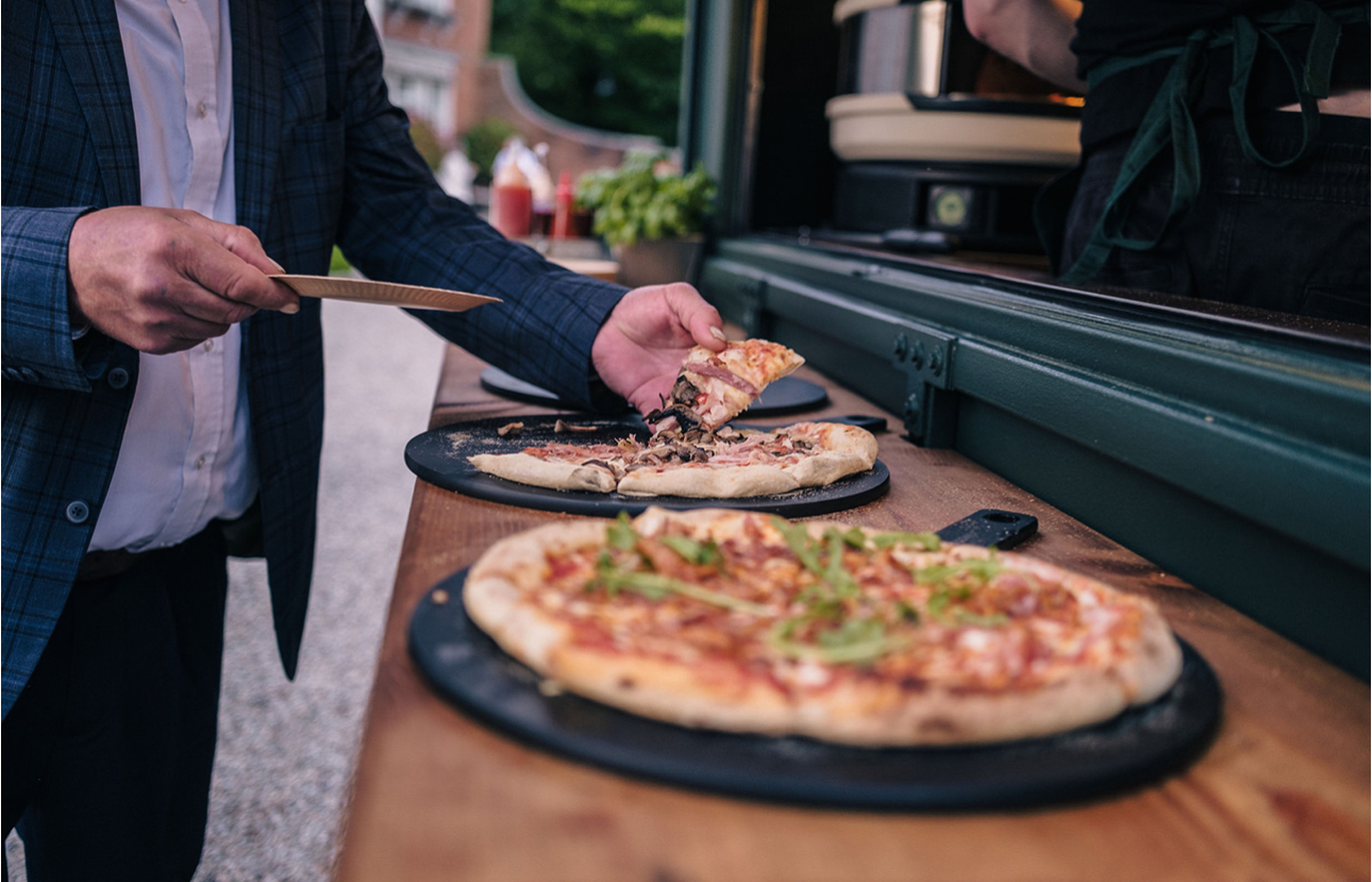 Freshly Fired & Handcrafted Pizza Buffets for Weddings & Events 🍕