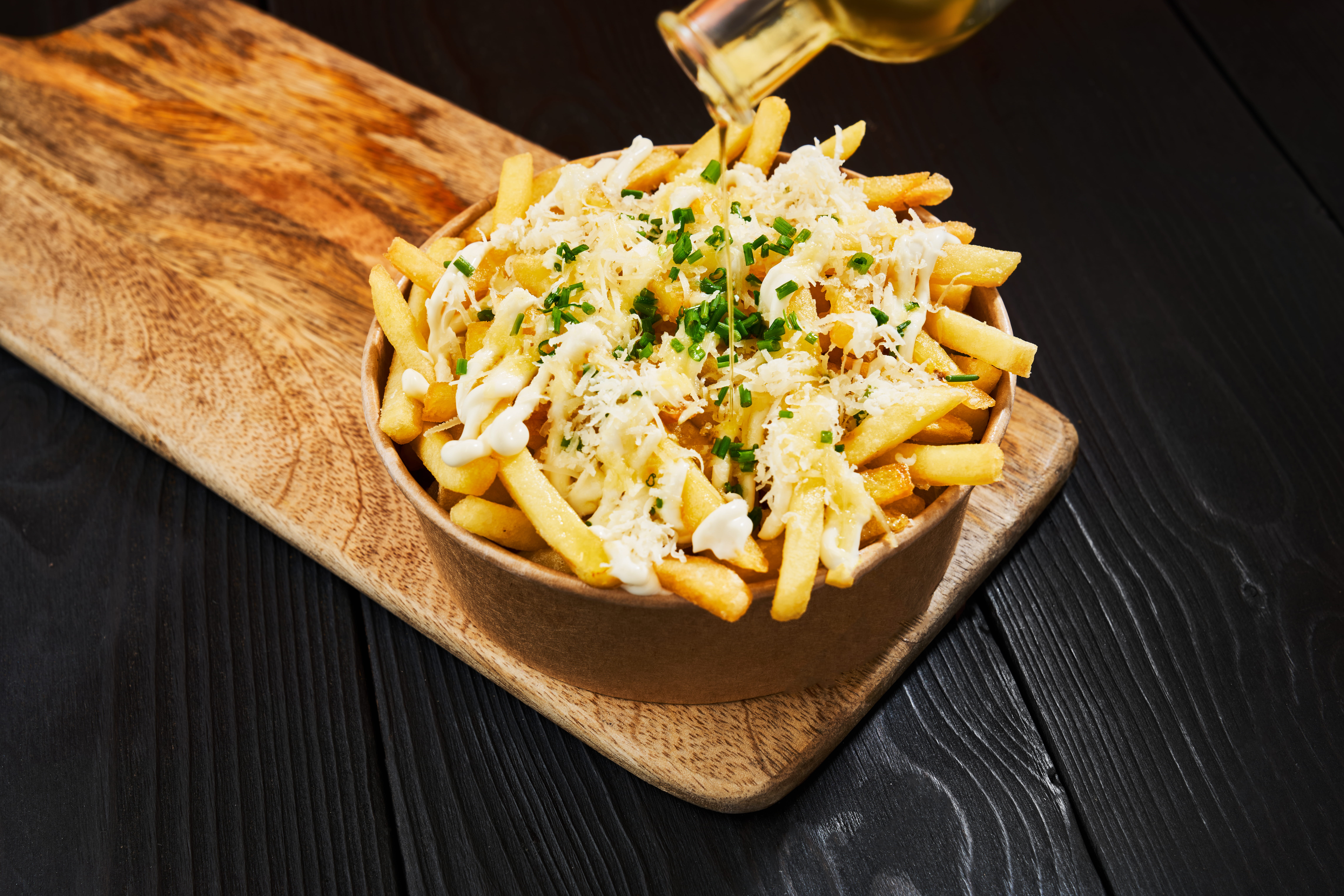 Monster Truck Serving Gourmet Loaded Fries