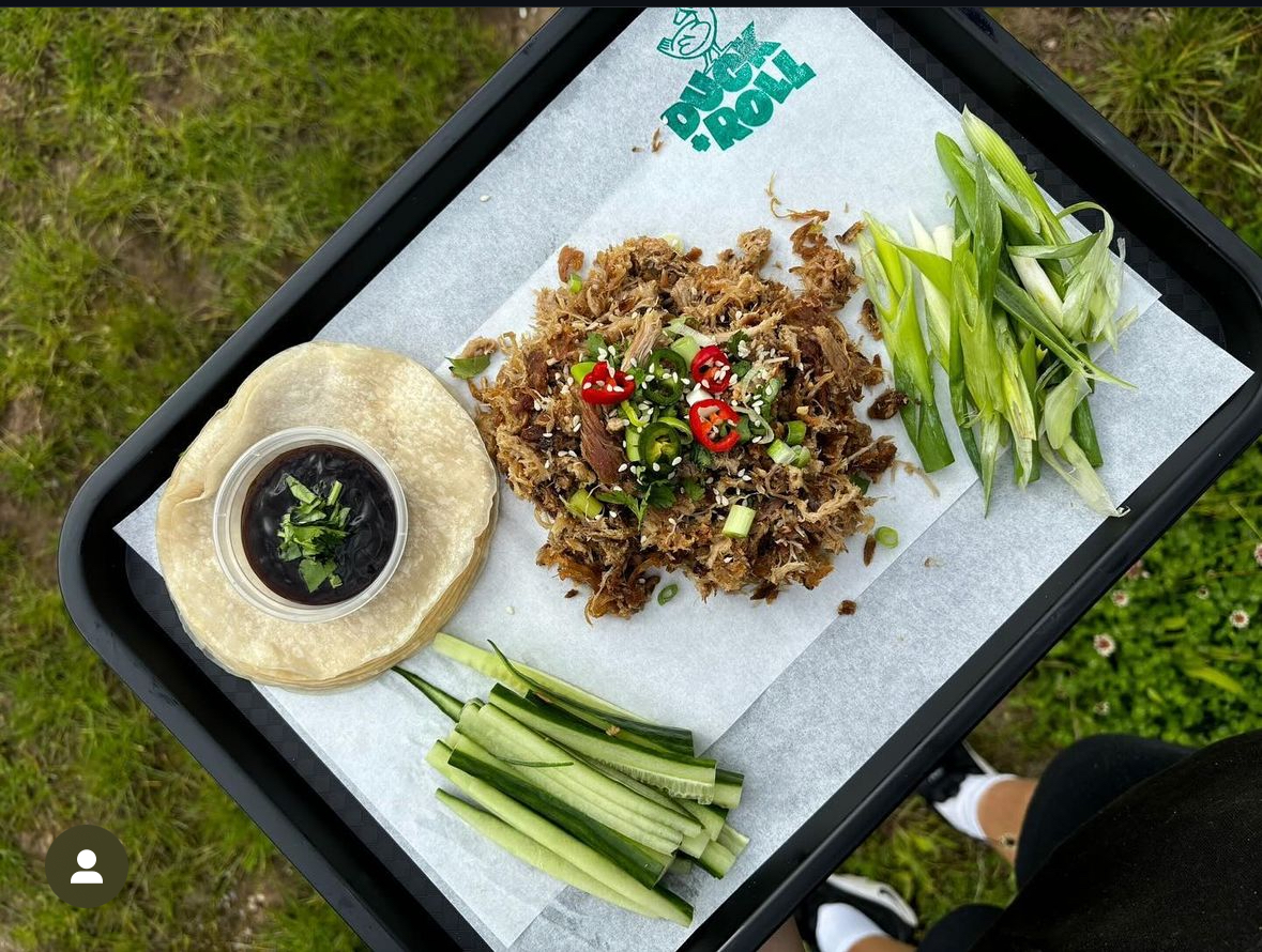 Slow-Cooked Crispy Duck Confit Served on Flatbread, Fries, or Salad