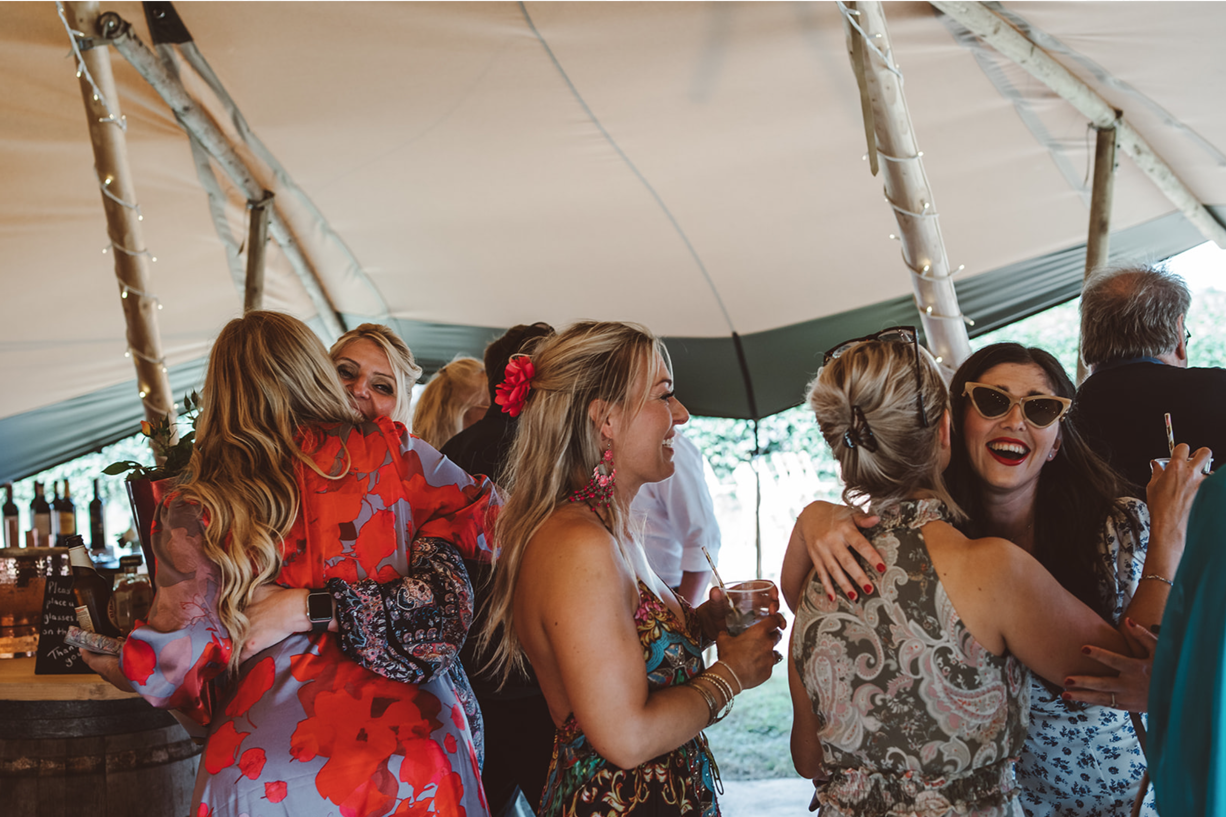 Fully Stocked Wooden Pop-Up Bar offering fully stocked cash bar 