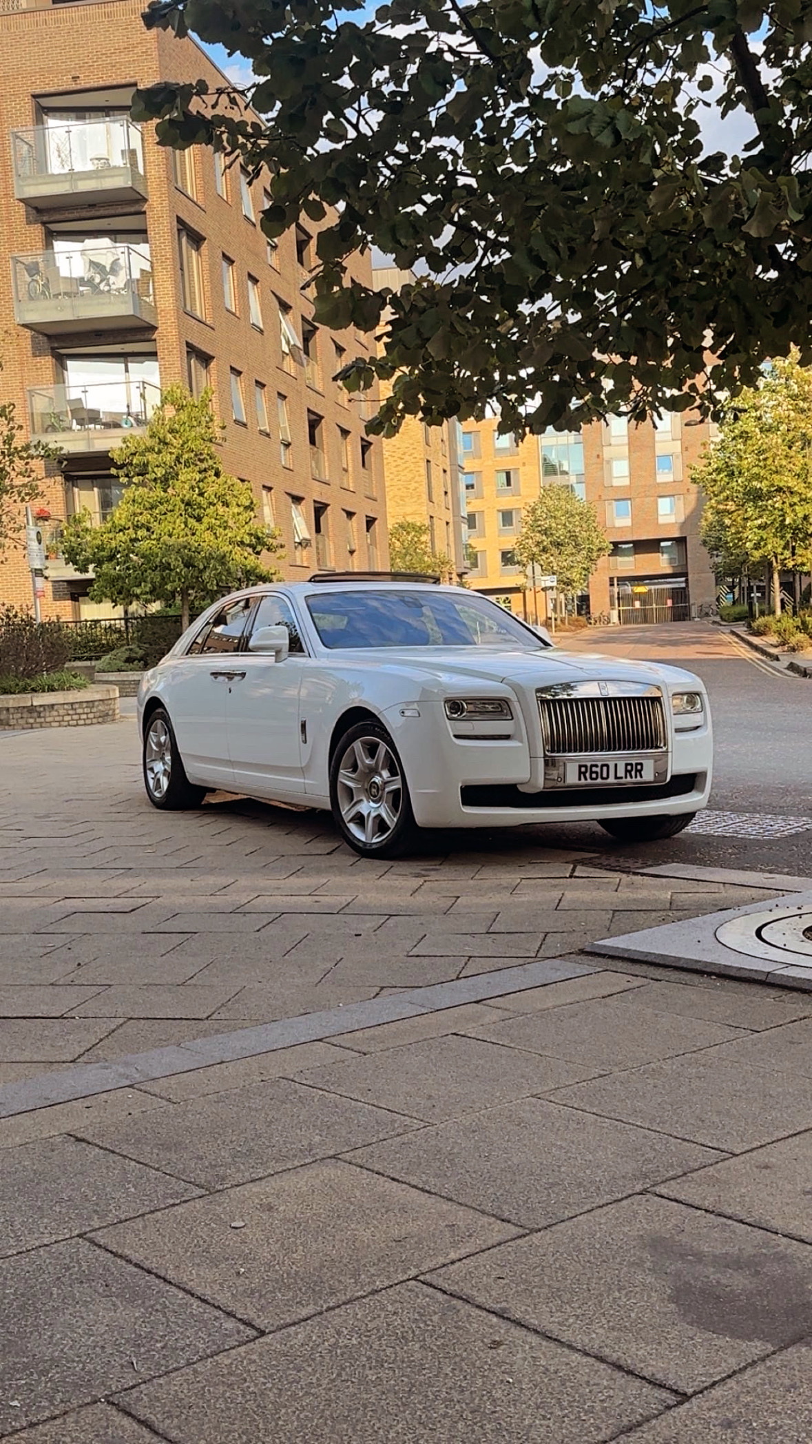 Luxury White Rolls Royce