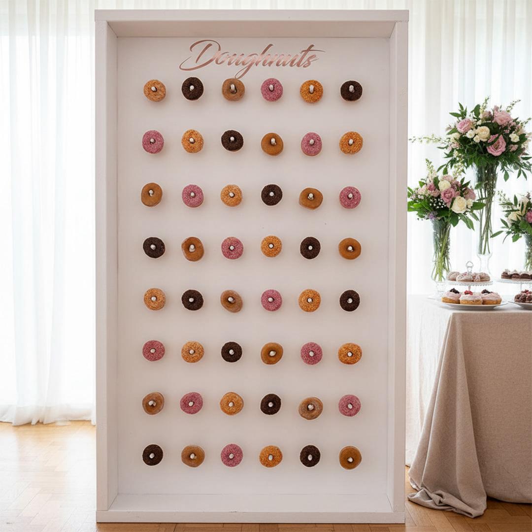 Luxury Handmade Doughnut Wall for Weddings & Events