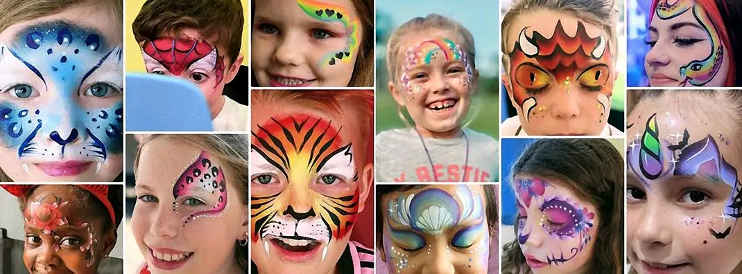 Beautiful & Vibrant Face Painting by a Friendly & Professional Artist