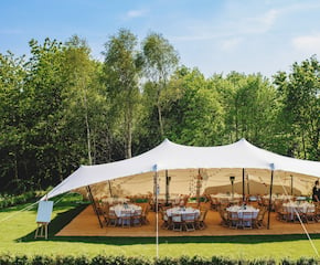 15m x 10m Luxury Stretch Tent for Unique Events
