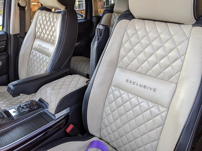 Modern White Range Rover Sport