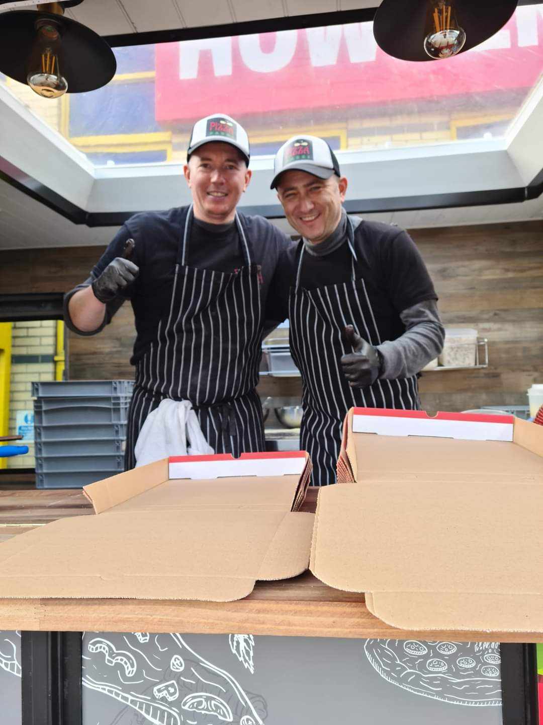 Chevrolet Vintage Pizza Truck Serving Delicious Neapolitan Pizza