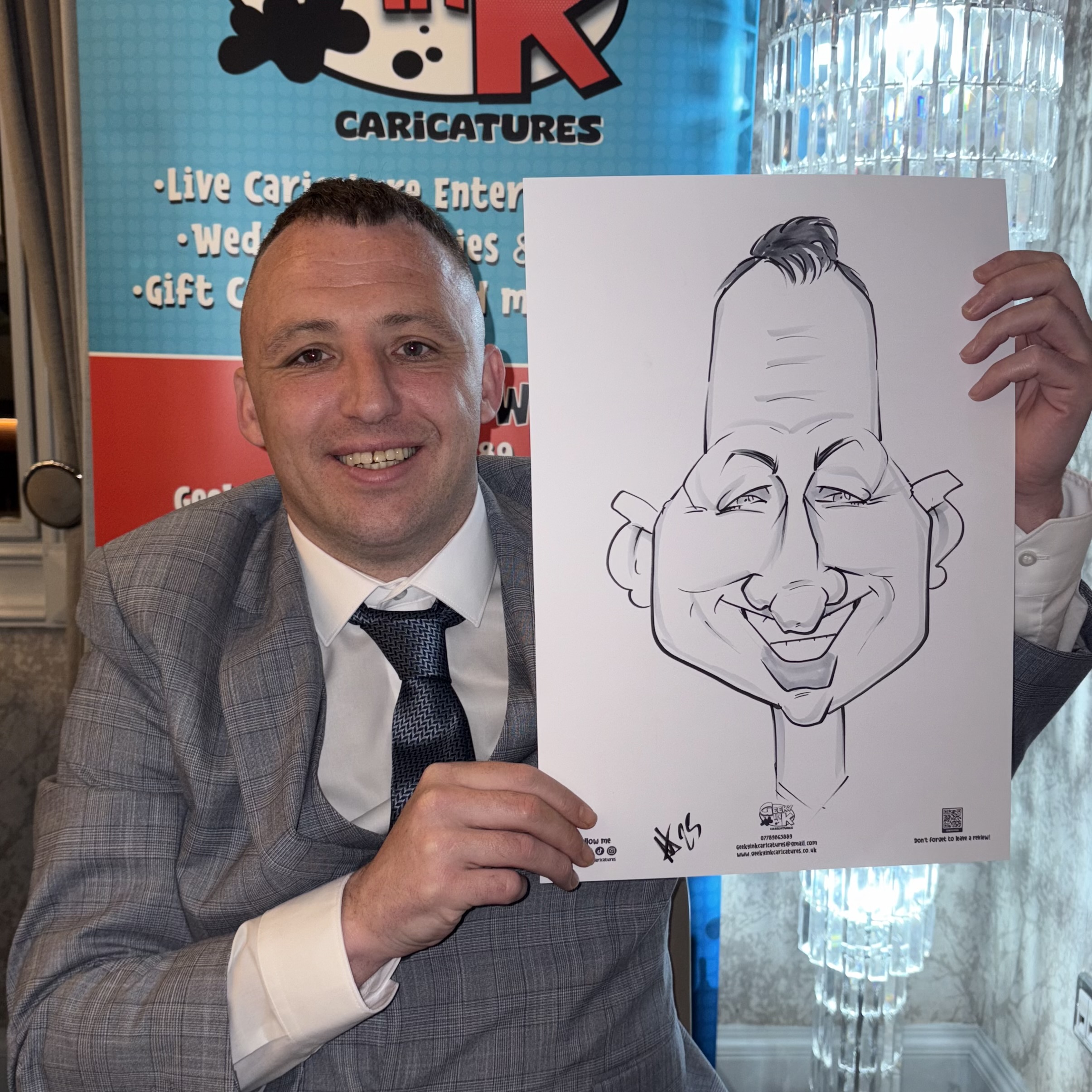 Laughs All Round with Fun & Entertaining Caricaturist