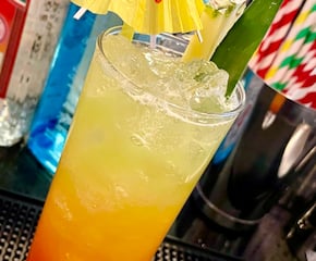 All-Inclusive Tiki Island Cocktail Bar