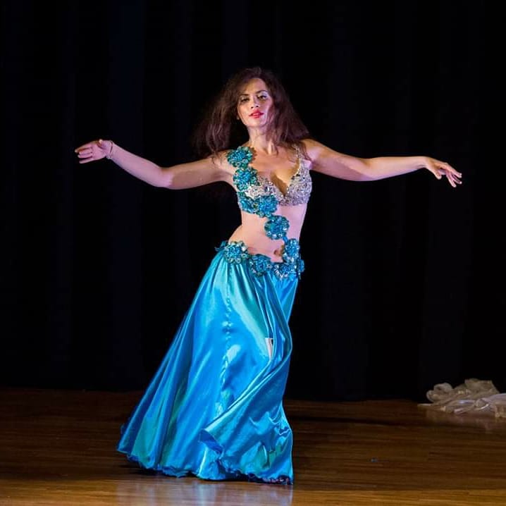 Exotic Belly Dancer Can Perform Many Styles