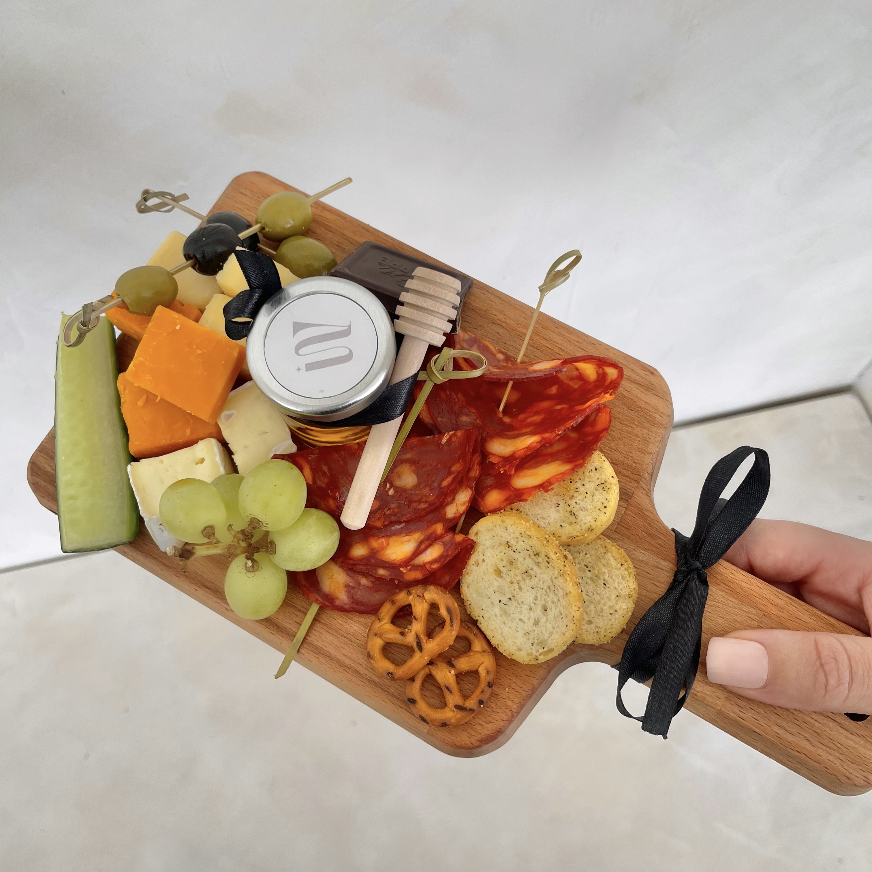 Charcuterie Cart Experience with Personal Boards & Optional Custom Screen