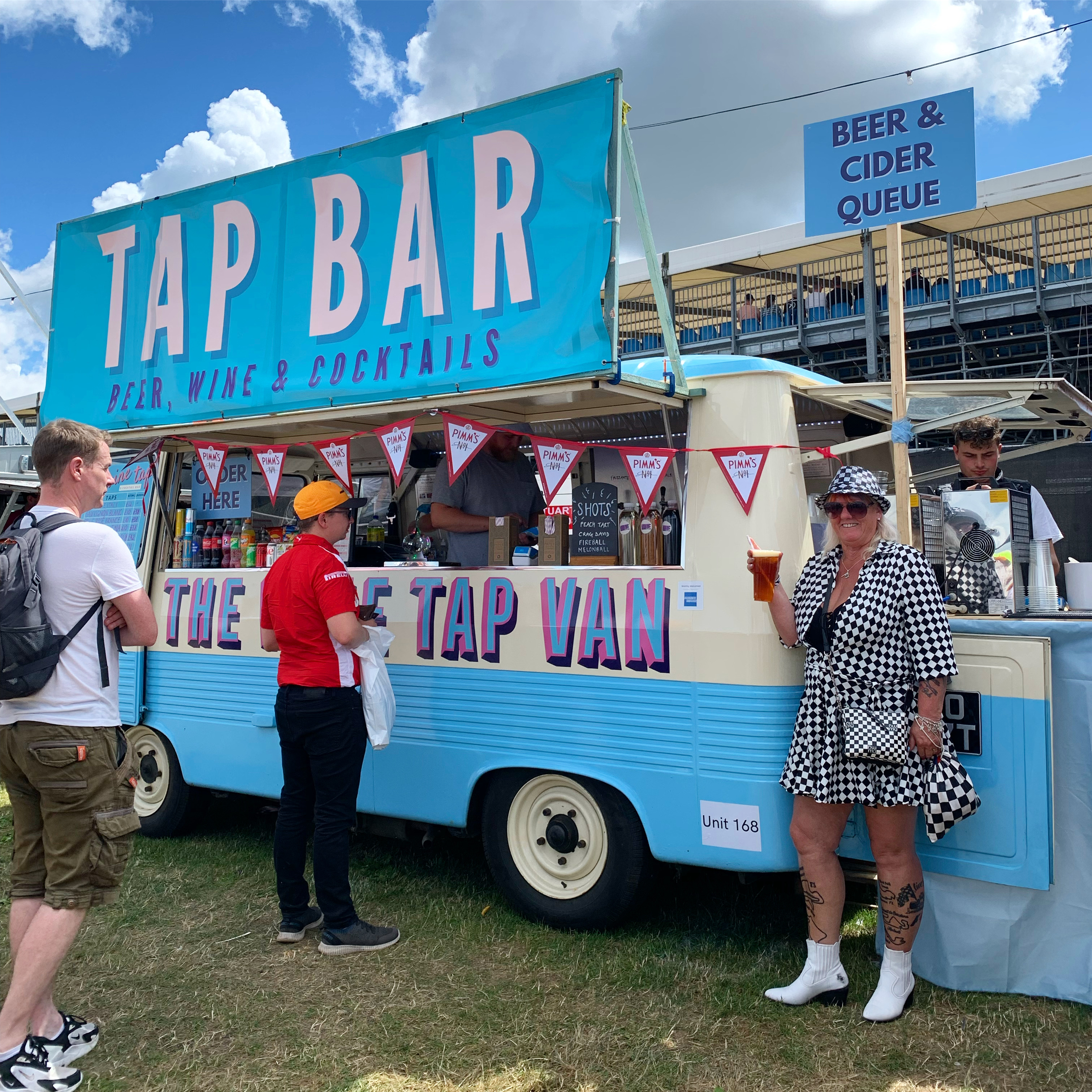 All-Inclusive Bar Service from a 1970's Van