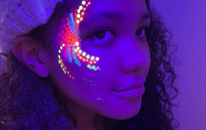 Glow in the Dark Face Painting for Events