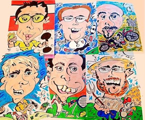Remember your Party with Great Caricatures by Derby