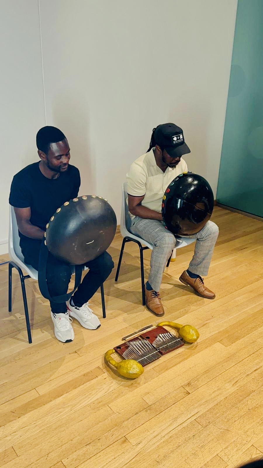 Sekuru Africa Playing Original African Music on a Harp