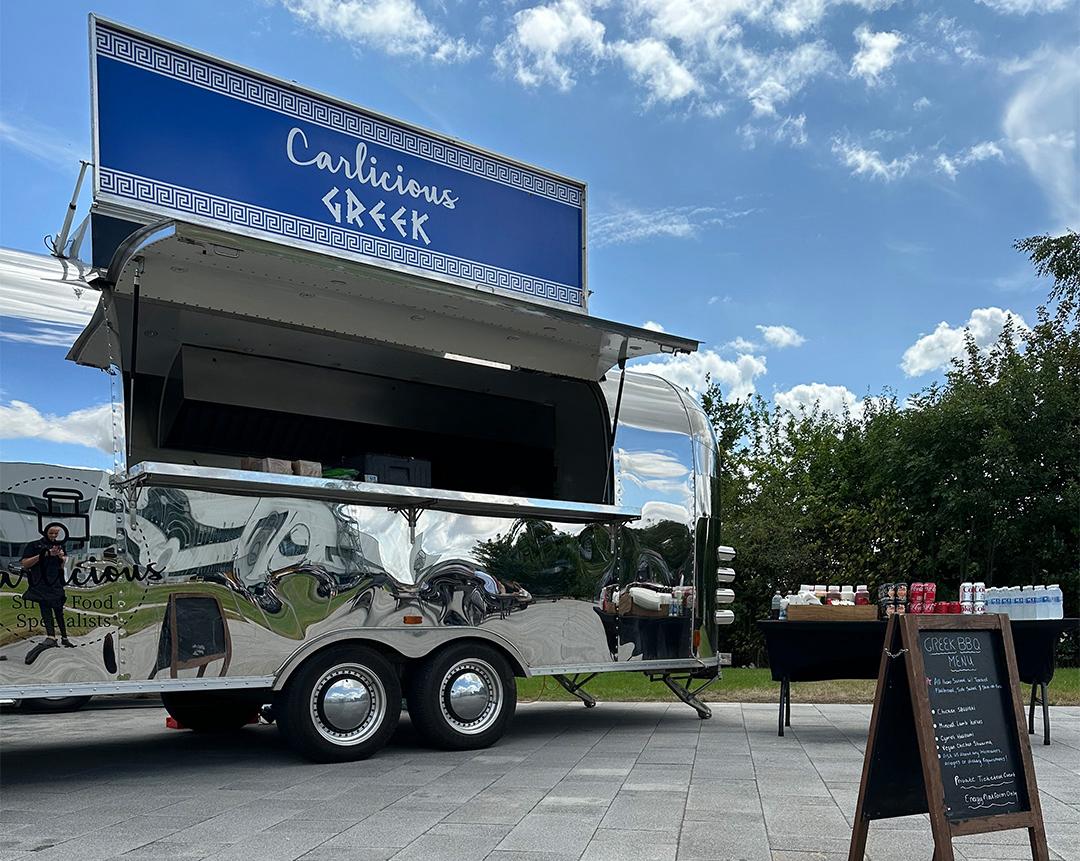 Authentic Greek BBQ Served from Vintage Airstream Trailer