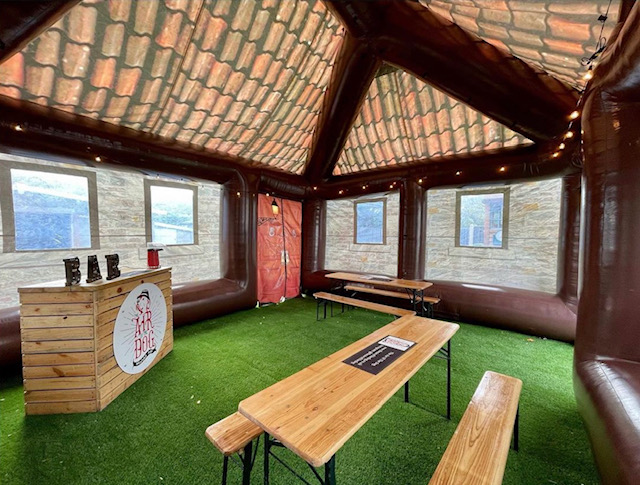 Inflatable Pub with Bar & More