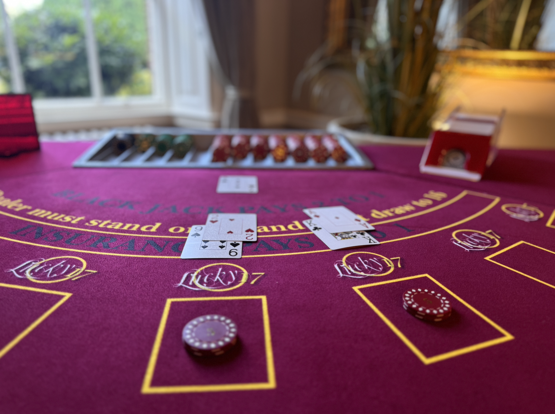 Transform Your Event With Fun Casino Blackjack Table