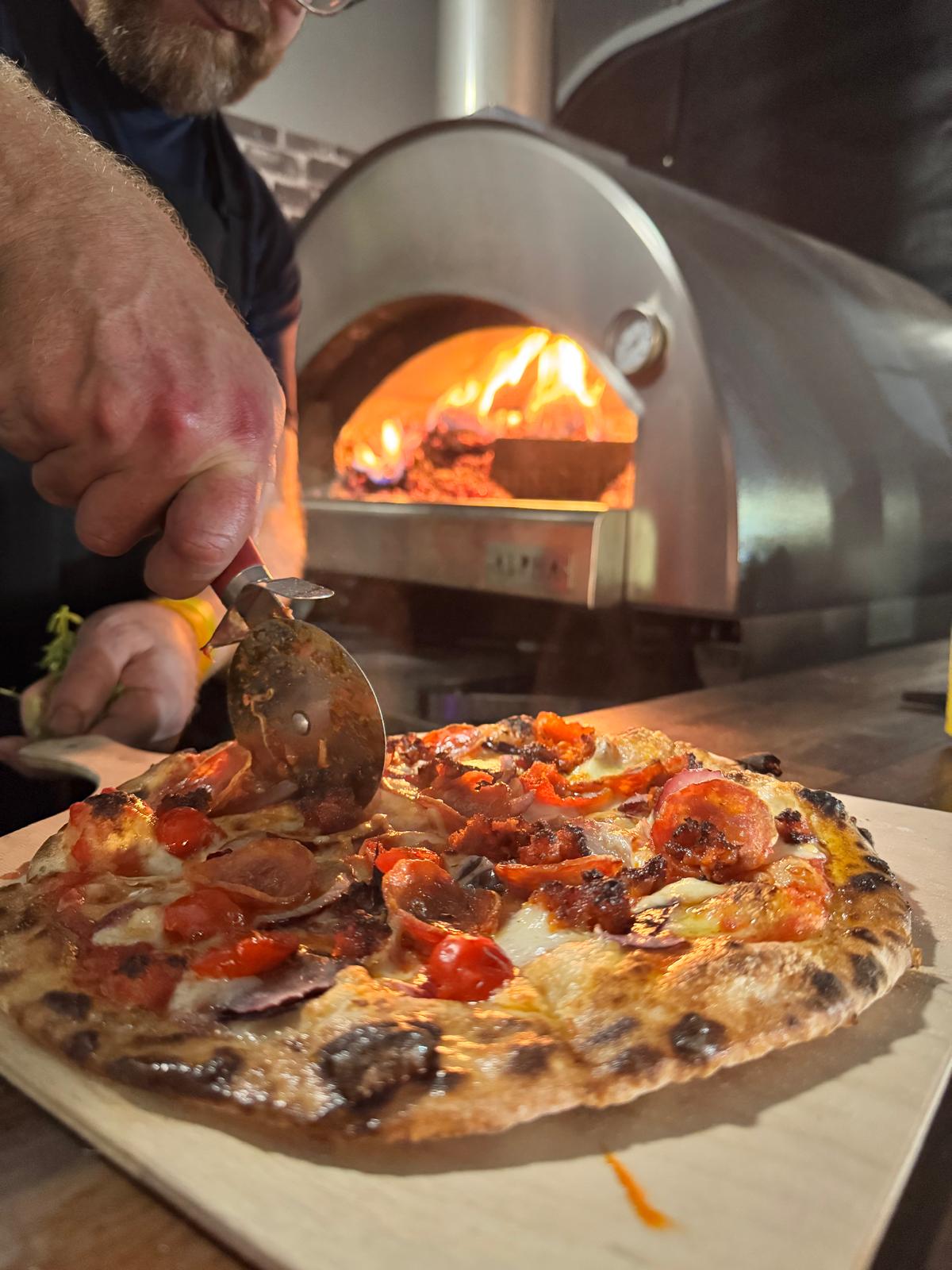 Freshly Handcrafted Wood-Fired Pizza