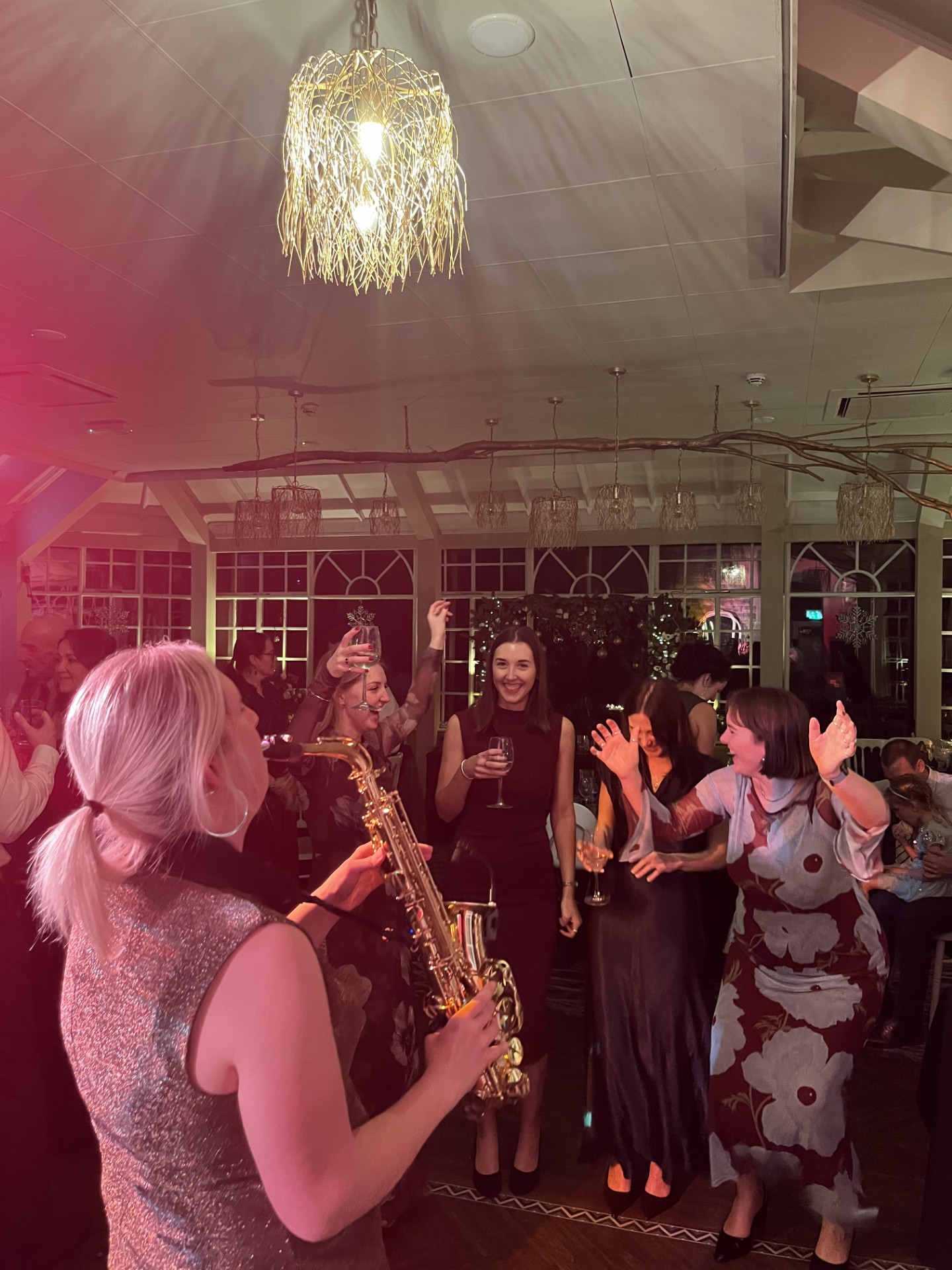 Jess Hughes Wedding & Events Sax Player