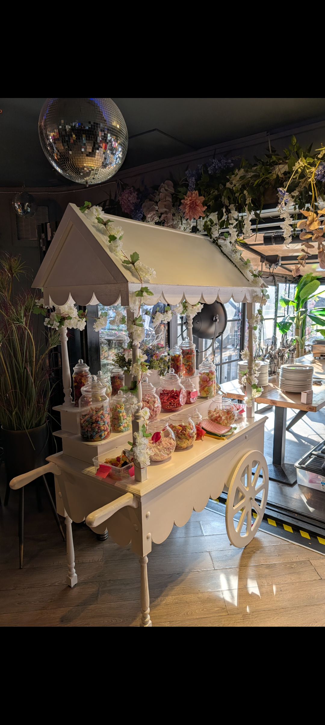 The Candy Cart: Fully Styled with Sweets & Staff