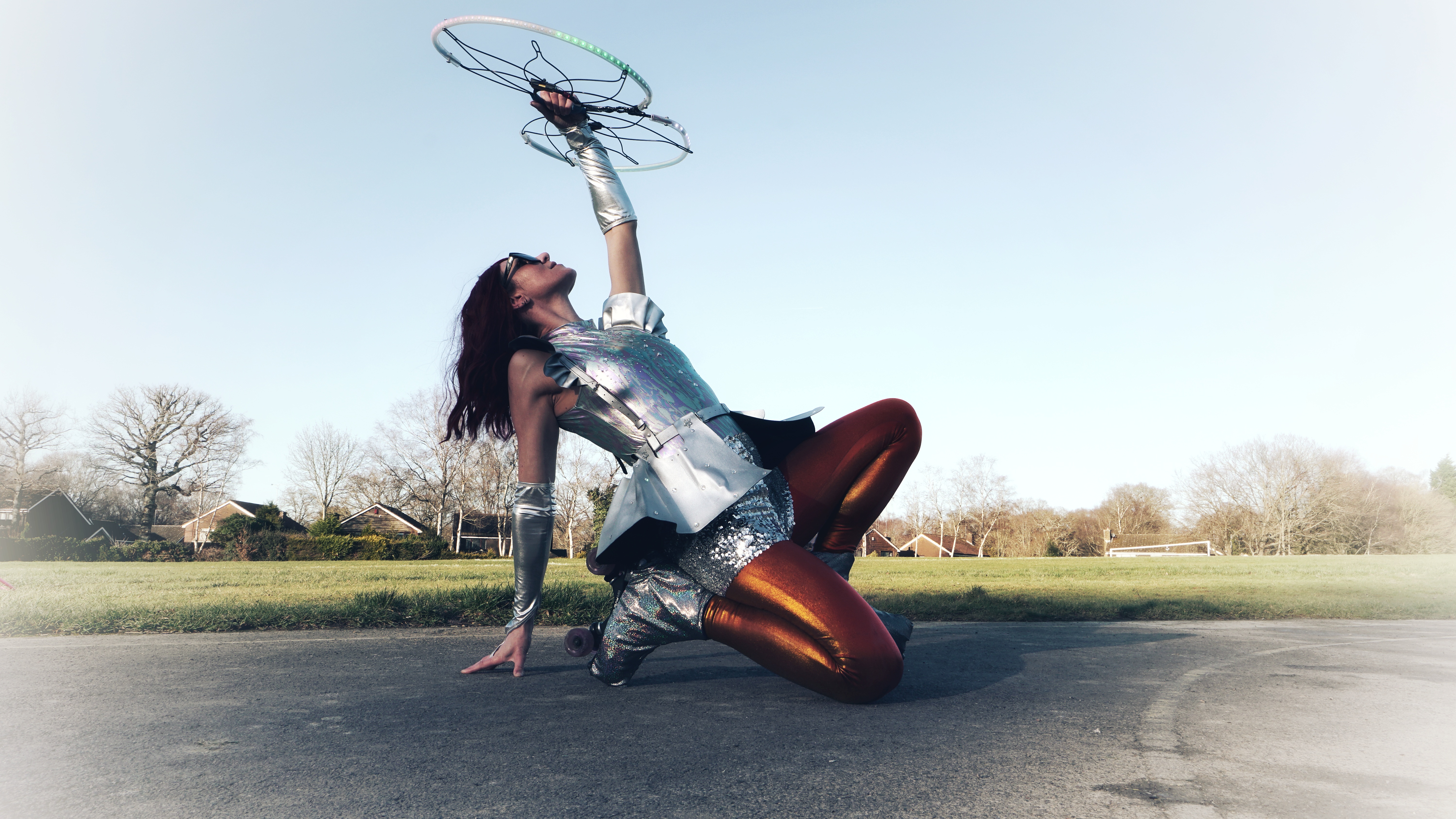 Exhilarating Sci-Fi Skate Dance Act