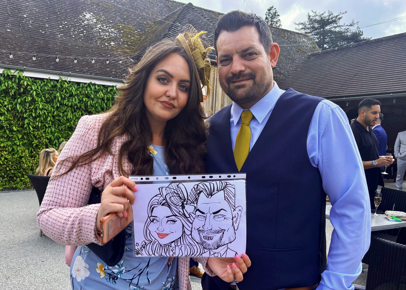 Live Pen & Ink Caricatures by Michael