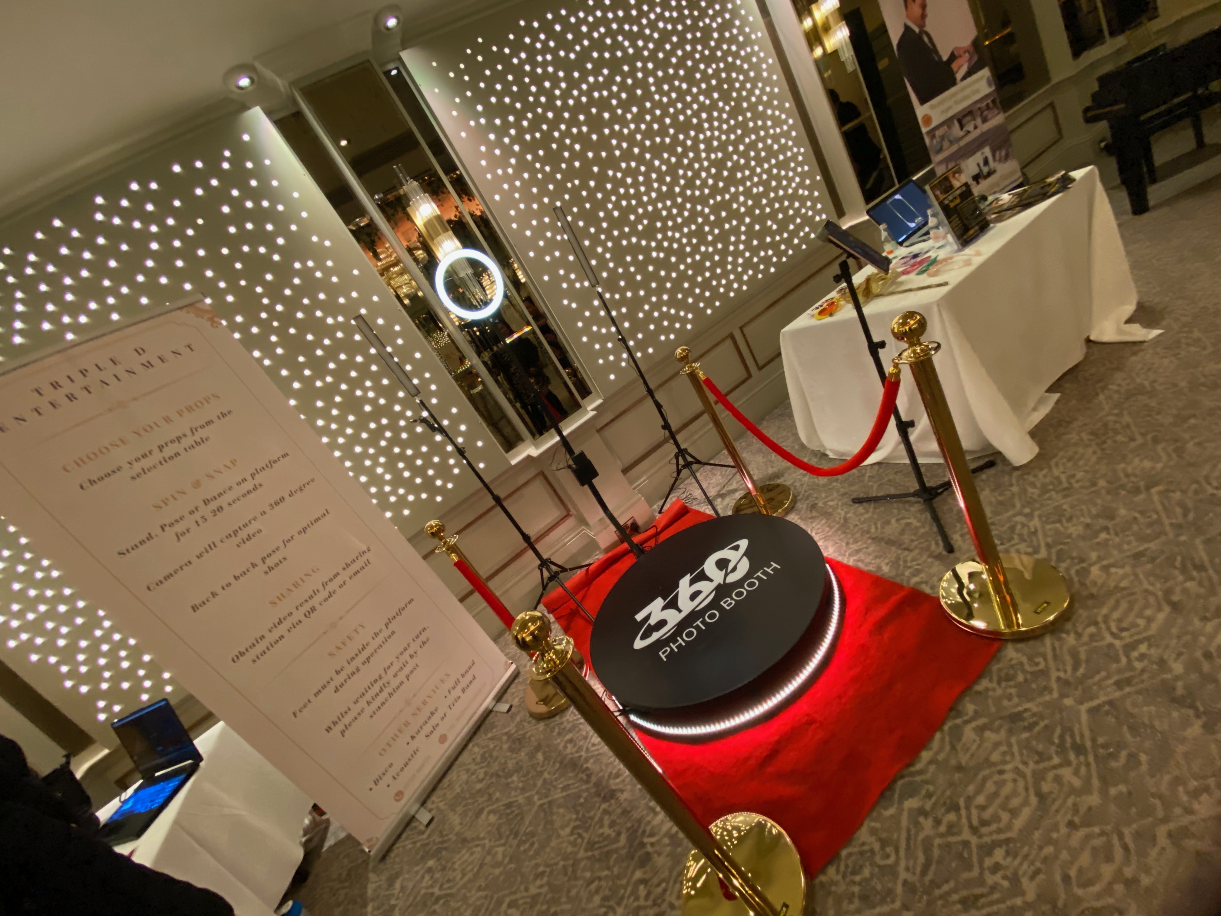 Luxury 360 Video Booth Experience – Capture Every Moment