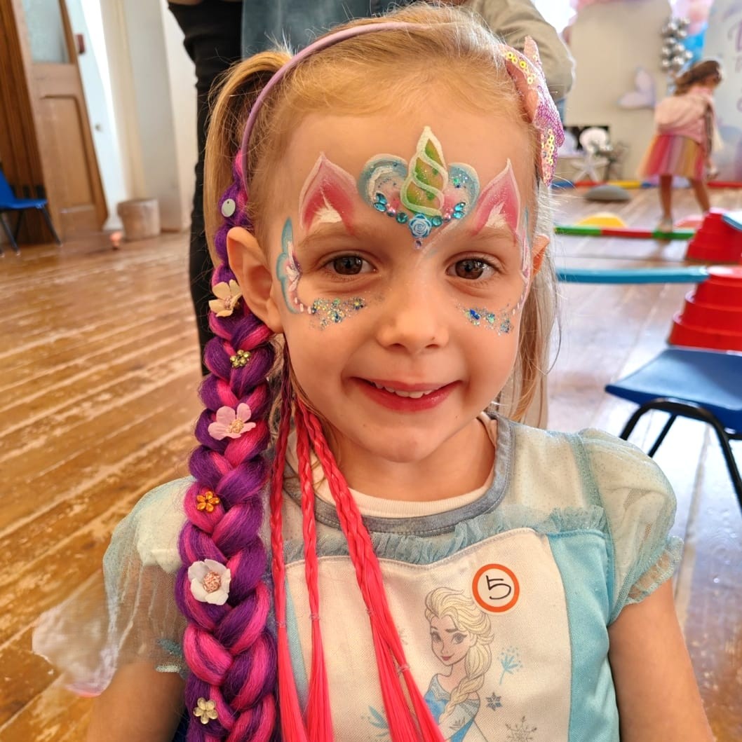 Colourful Hair Braids For Your Party 🎀