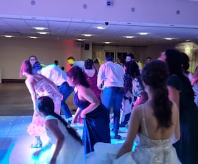 Fantastic Mobile Disco with Extensive Music Collection.
