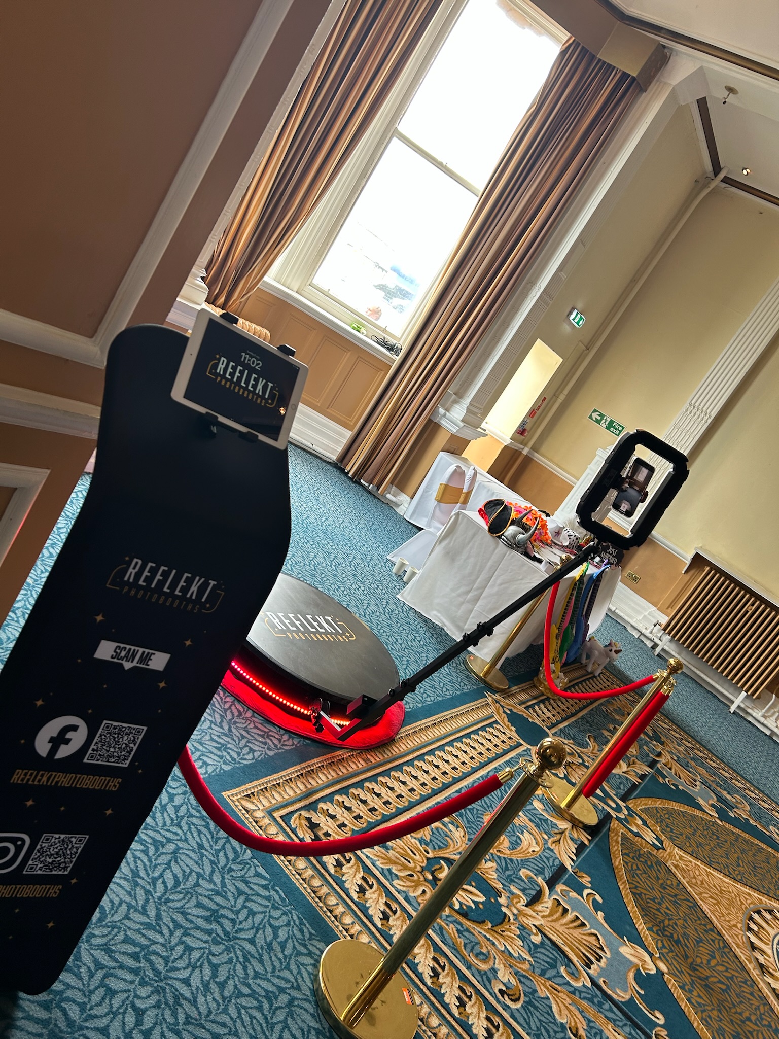 Step Onto Our 360° Video Booth ✨