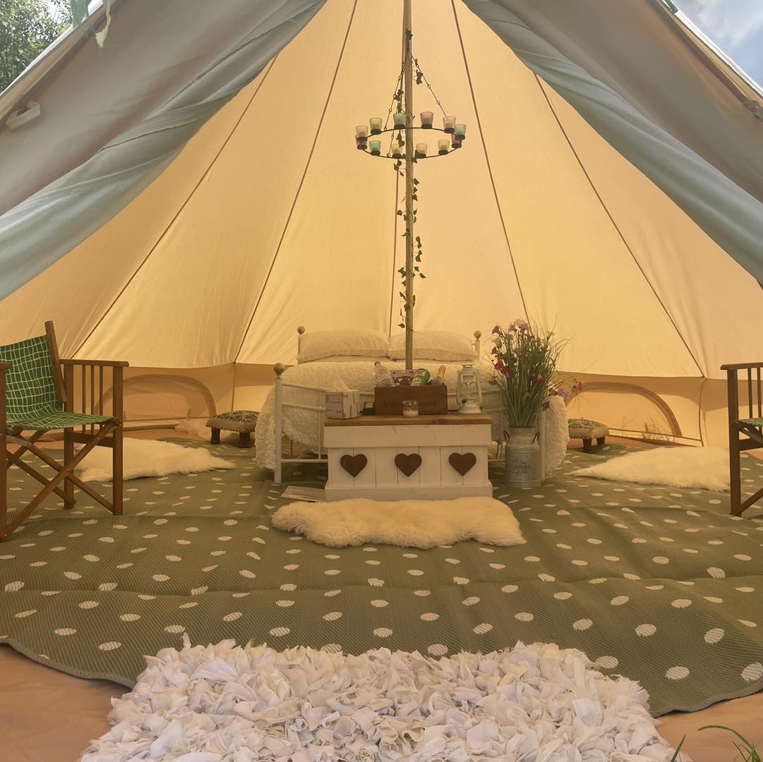 5m Luxury Bell Tent Sleepover