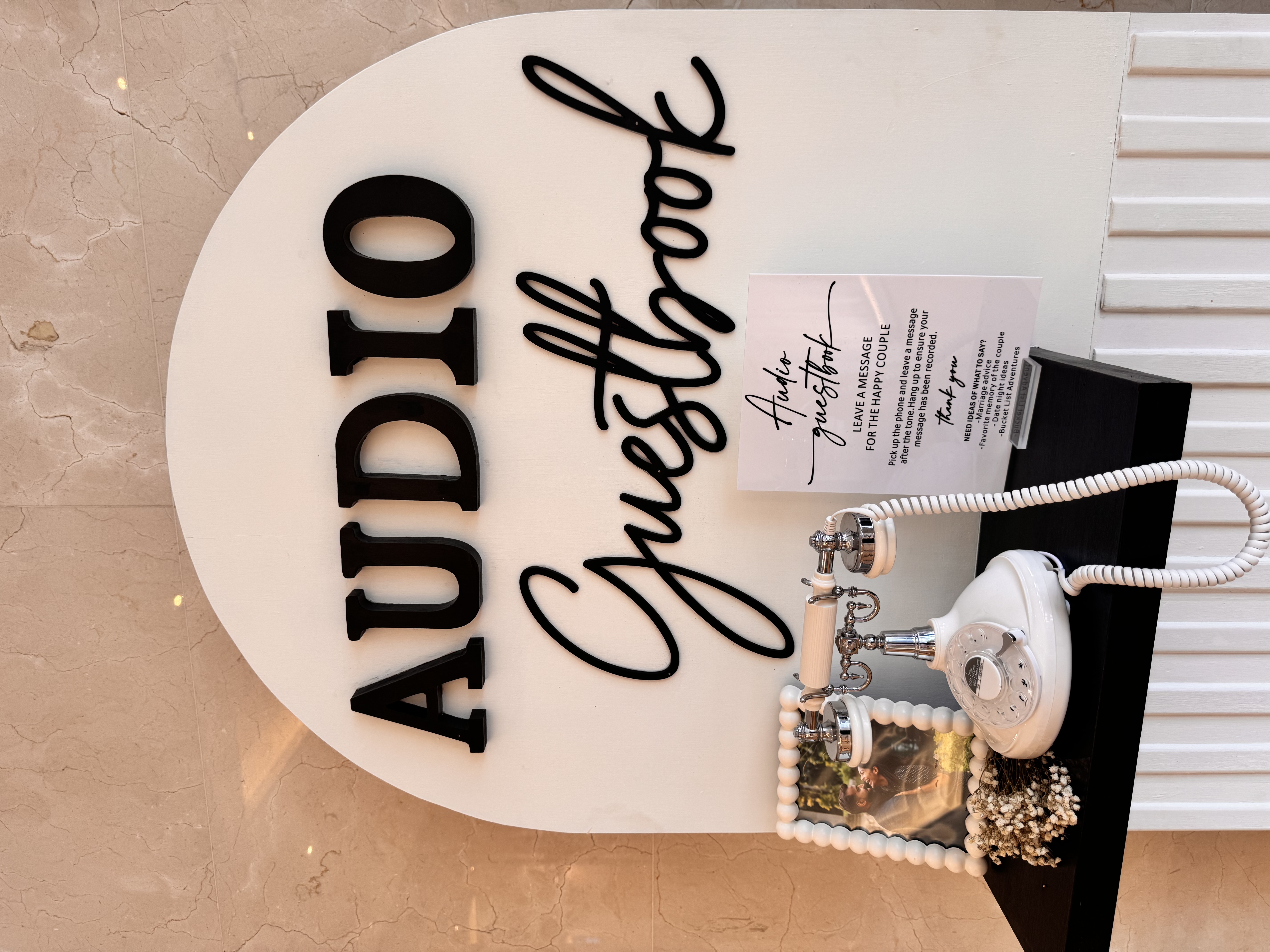 Old School Phone Audio Guestbook