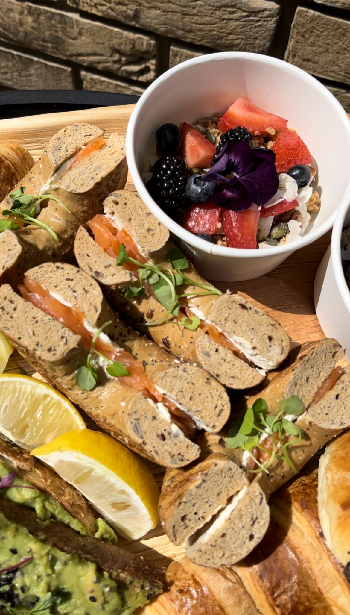 Breakfast Brunch Platters with Seasonal Ingredients