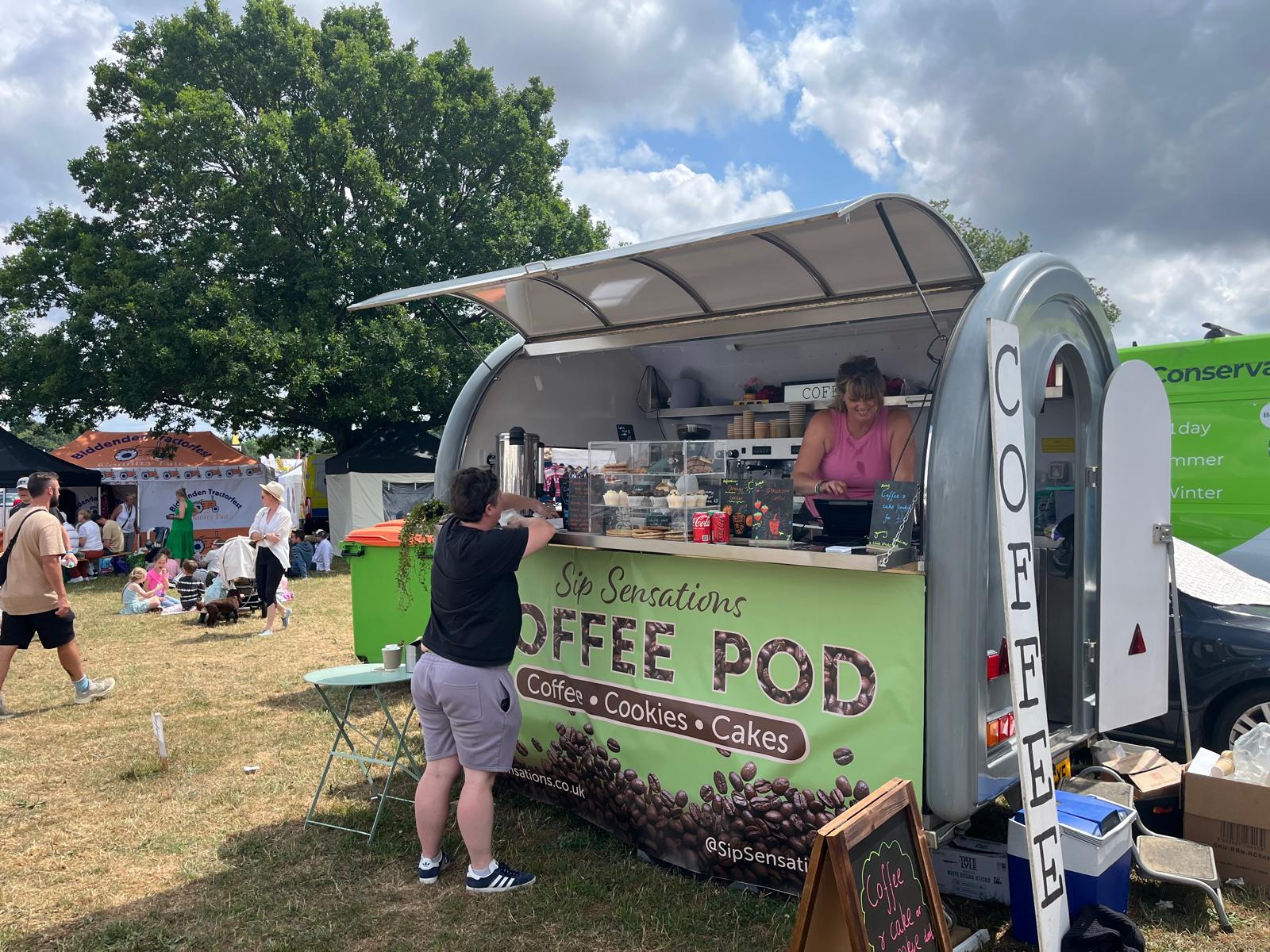 Serving Speciality Coffee From Our Cute Mobile Trailer Pod